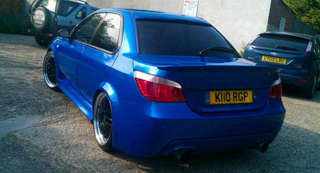  This Subaru Impreza WRX Has A BMW 5 Series Tail And An Audi A4 Face Transplant