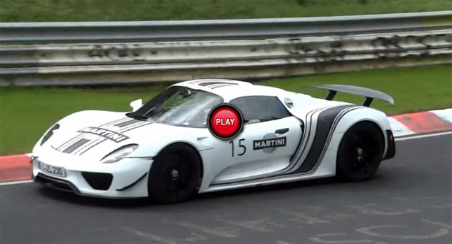  Spied: The Sounds of the Porsche 918 Spyder from the Nürburgring