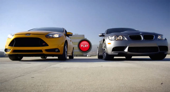 Ford Teases 2013 Focus ST Vs. Rivals Video with BMW M3, VW Golf GTI and More