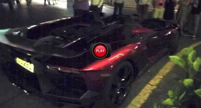  One-Off Lamborghini Aventador J and Rare Reventon Roadster Spotted Together in Marbella, Spain