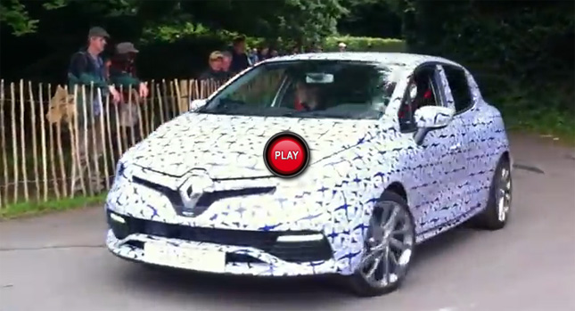  2013 Clio RenaultSport Mk4 Makes Surprise Debut at Goodwood Festival of Speed