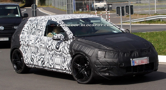  Scoop: 2014 Volkswagen Golf R Prototype Makes its First Appearance