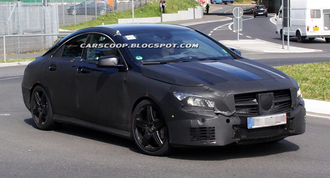  Spied: New Mercedes-Benz CLA 45 AMG with 330hp Turbo Engine Caught for the First Time