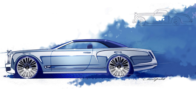  Bentley Previews New Mulsanne Convertible Concept, Shows Real Life Model to a Select Few