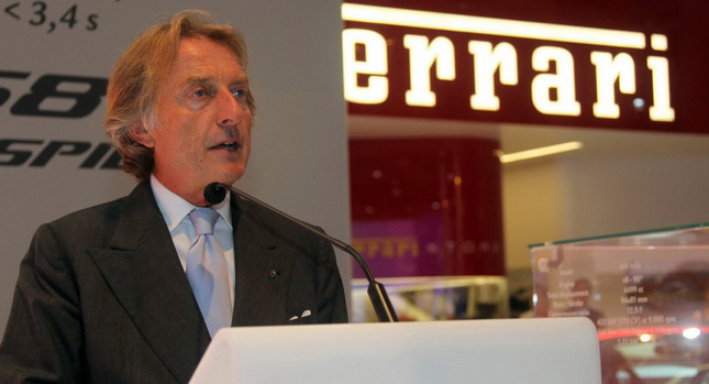  Ferrari's di Montezemolo Says Increased Demand Will Result in Record Sales and Profits This Year