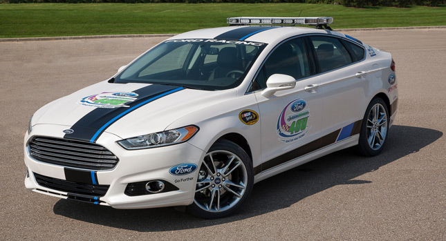  2013 Ford Fusion Pace Car to Drive Off the Track and Into the Driveway of One Lucky Fan [w/Video]