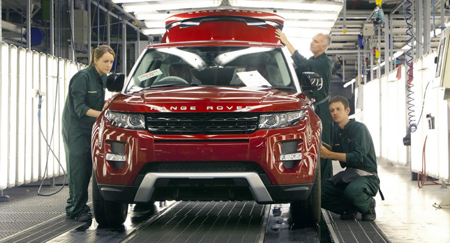  JLR's Halewood Factory to Work Around the Clock to Meet Strong Demand for Evoque