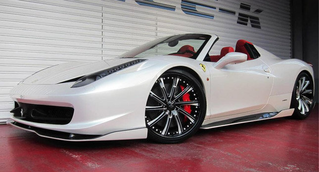  Japan's Office-K Gives the Ferrari 458 Spider a Makeover