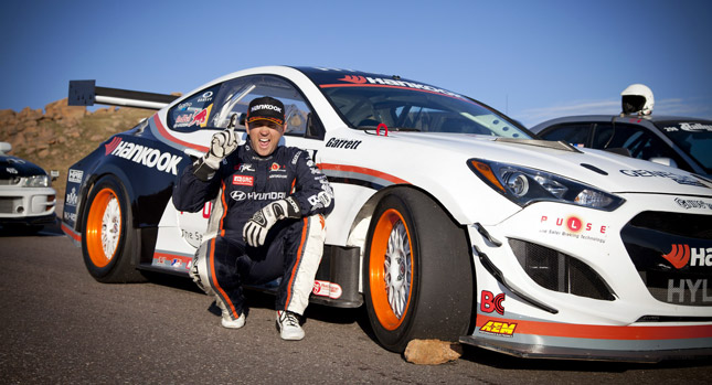  Rhys Millen Sets New World Record at Pikes Peak in a Hyundai Genesis Coupe Racer