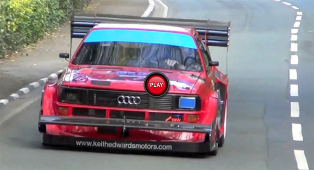  Watch an 850bhp Audi Quattro Run All Over the Isle of Man