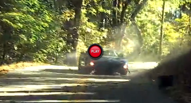  Man Power Slides a Corvette Z06 Loaner Into a Tree