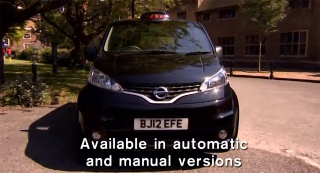  First Videos of Nissan's New NV200 London Black Cab