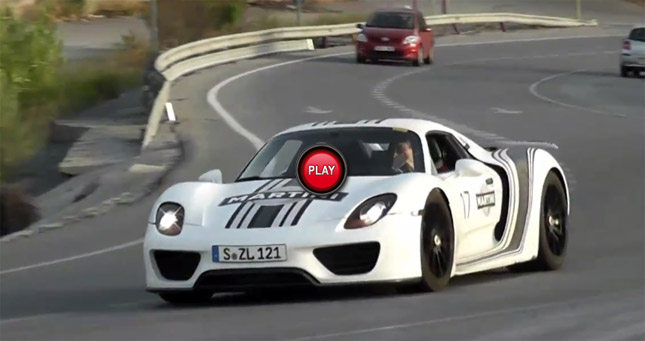  Scoop: 2013 Porsche 911 GT3 and 2014 Porsche 918 Spyder Captured on Film