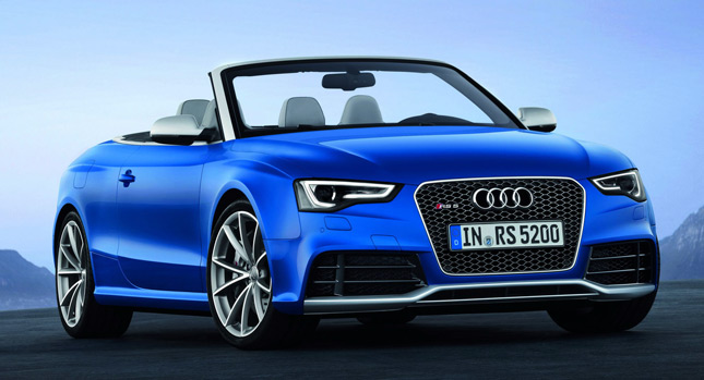  Audi Blows the Top Off the New RS5 Cabriolet [Photos and Video]