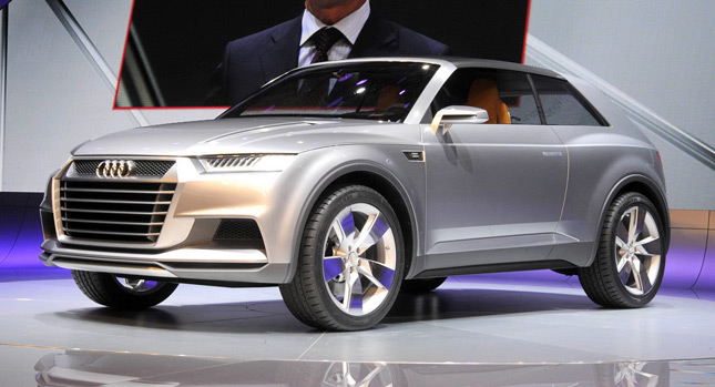  New Crosslane Coupe Hybrid Points to the Design Language of Future Audi SUVs