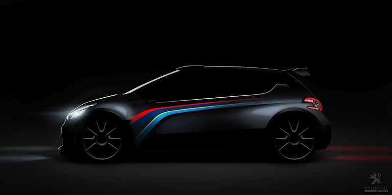  Peugeot Sport Teases New 208 Type R5 Racer with 280HP Prior to Paris Motor Show