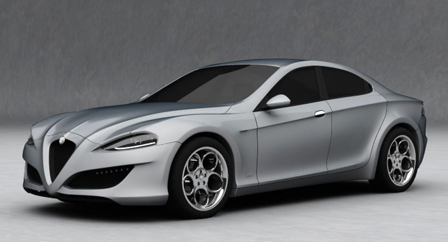  Alfa Romeo Orazio Satta Study Proposes a BMW 6-Series Gran Coupe and Mercedes CLS Challenger