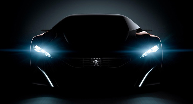  Peugeot Teases New Onyx Supercar Concept for Paris Motor Show