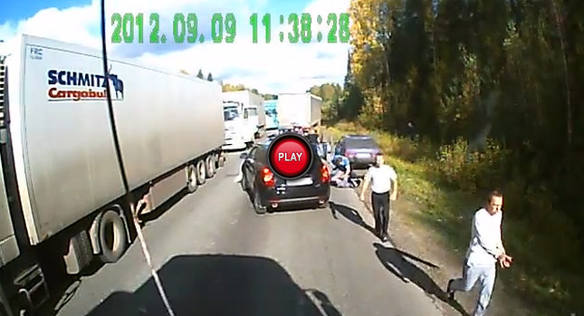  Russian Truckers Get Together and this Time, it Gets Really Ugly [NSFW]