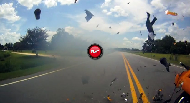  This Ghastly Motorcycle Accident Will Leave You in Shivers…