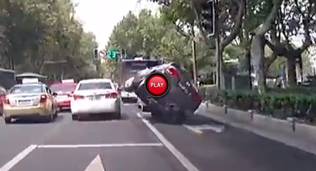  Bet You Didn't See this Honda Civic Rollover Accident Coming