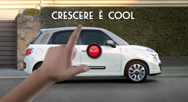  Sneak Preview of Fiat's Lighthearted Commercial for the New 500L Minivan