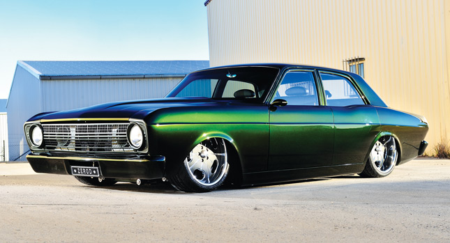  1967 Ford XR Falcon ZERO'D with 600hp V8 Diesel is Even Greener Than it Looks