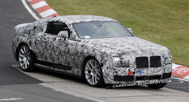  Spy Shots: Swanky Rolls Royce Ghost Coupe Visits the ‘Ring for Some High Speed Laps