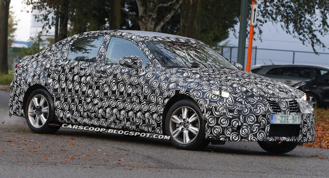  Spied: This is the New 2014 Lexus IS Sports Sedan with Styling that Draws on the LF-CC