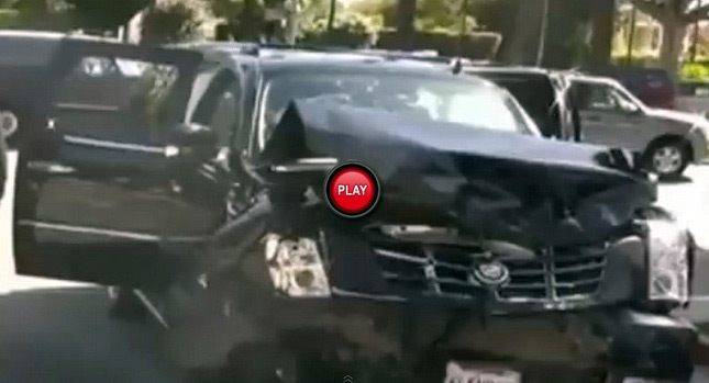 P Diddy’s Cadillac Escalade Crashes with Lexus RX