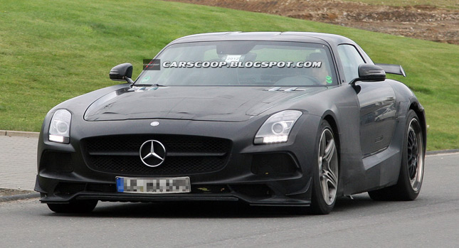  Scoop: Mercedes-Benz SLS AMG's Darker and More Sinister Black Edition Sibling Shows its Face