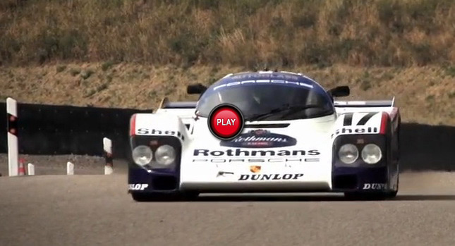  Chris Harris Drives Legendary Porsche 962 Group C Racer at the Weissach Track
