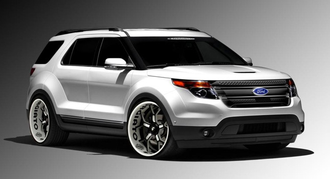 Ford Turns the SEMA Show Wick on the 2013 Escape and Explorer SUVs