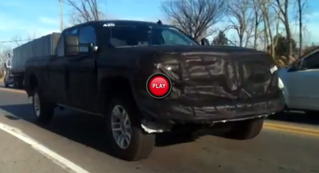  Scoop: 2014 Cadillac CTS Sedan and 2014 Chevy Silverado Filmed Together on the Road