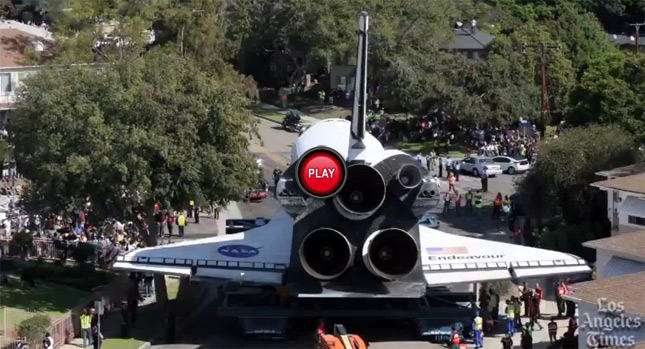  Awesome Time-Lapse Videos of the Endeavour Space Shuttle's Final Mission on the Streets of LA