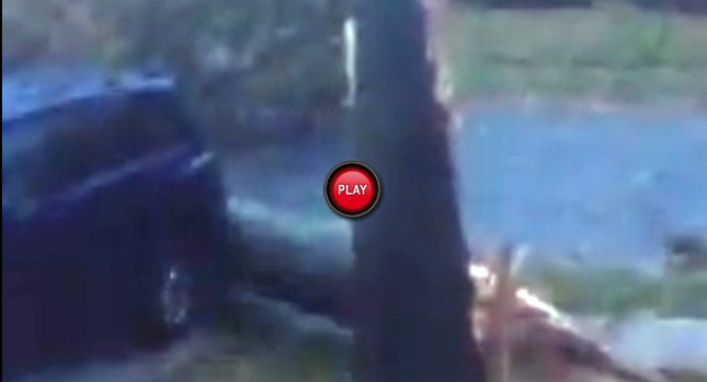  Excitement Turns Into Fear for Family Filming Superstorm Sandy when Trees Smash into their Cars