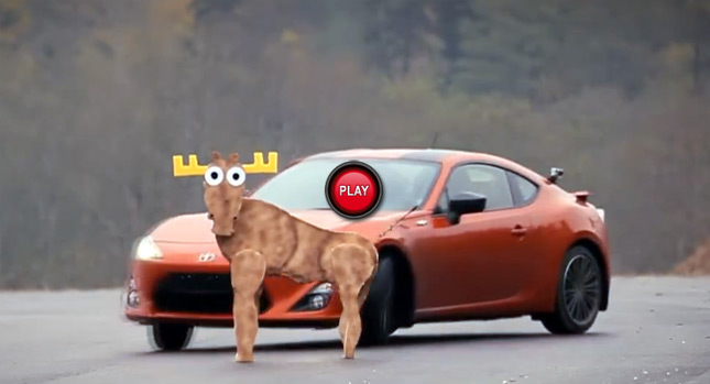  Toyota GT 86 aka the Scion FR-S Fails Miserably in Moose Test in Lithuania