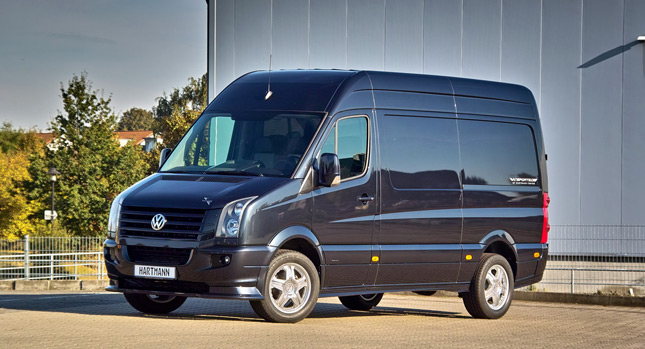  Hartmann Tuning Gives the Volkswagen Crafter Van Some Attitude