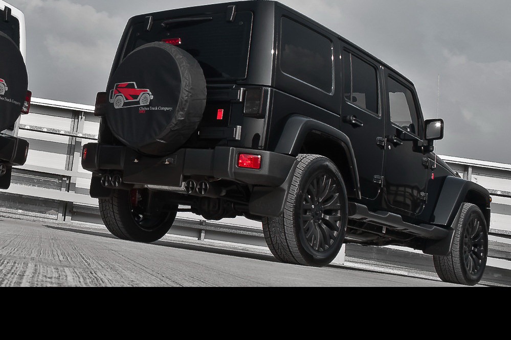Murdered Out Jeep Wrangler Sahara  by Kahn Design | Carscoops