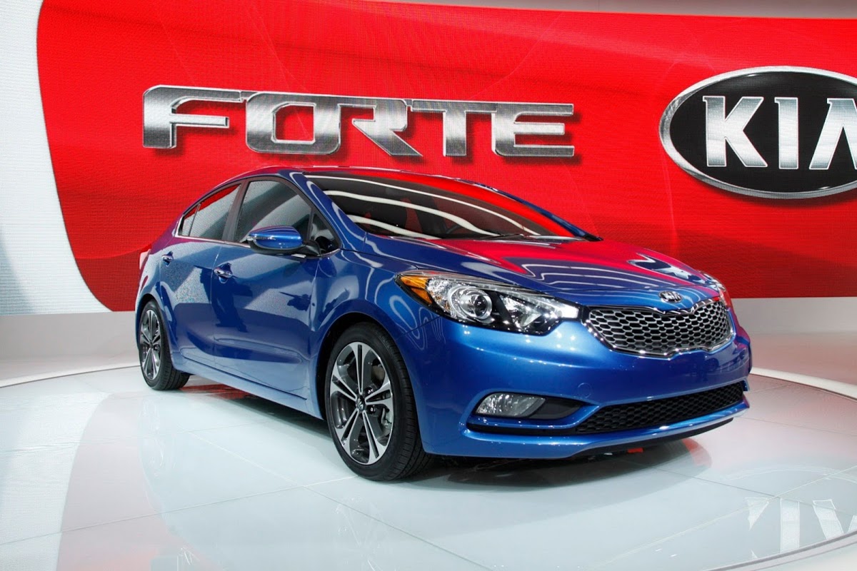 LA Auto Show AllNew 2014 Kia Forte Compact Sedan with up to