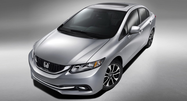  Facelifted 2013 Honda Civic Sedan Bows Ahead of LA Auto Show Debut