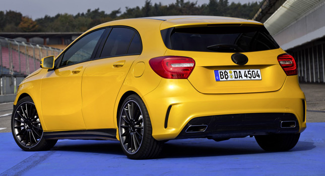  New Mercedes-Benz A45 AMG with 350hp Turbo Engine and AWD Almost Completely Undisguised