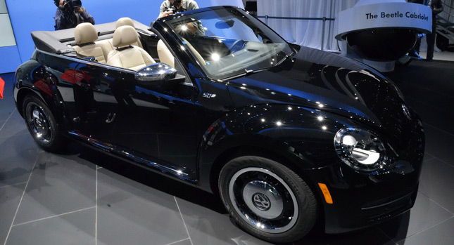  New 2013 VW Beetle Convertible Makes Motor Show Debut in LA, Starts at $24,995 [w/Video]