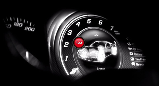  Latest 2014 Corvette C7 Video Reveals New Digital Gauge