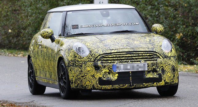  Let There Be Lights: 2014 Mini Cooper S Test Car Reveals Fresh Details
