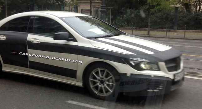  U Spy: Mercedes-Benz's Slinky CLA Sports Sedan Nabbed in Hungary