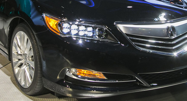  Acura's New RLX Sports 20 Beams of Light on its Headlamps [w/Video]