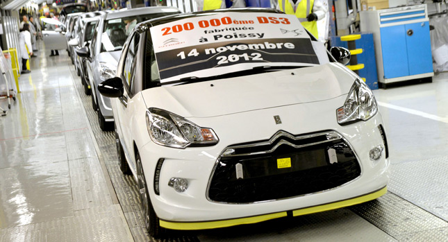  Citroën Builds 200,000th DS3 Supermini in a Little Over Two Years