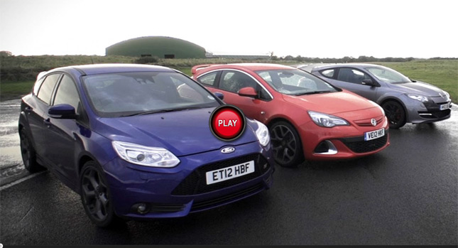  Chris Harris Puts Ford’s Focus ST Against Opel Astra OPC and Renault Megane RS
