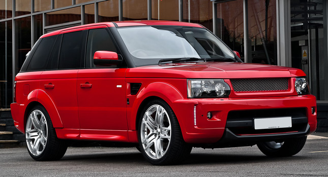  Kahn Design Gives Range Rover Sport a “Mille Miglia” Red Treatment